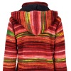 Geftterte Strickjacke aus Wolle Art.-Nr. 610 / handgestrickte Jacke (Foto 2521)