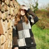 Schafwoll-Strickjacke ko Look (Patch-Jacke) Art.-Nr. 813 (Foto 17874)