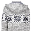 Schafwoll-Strickjacke mit Norweger-Muster Art.-Nr. 508 (Foto 2552)