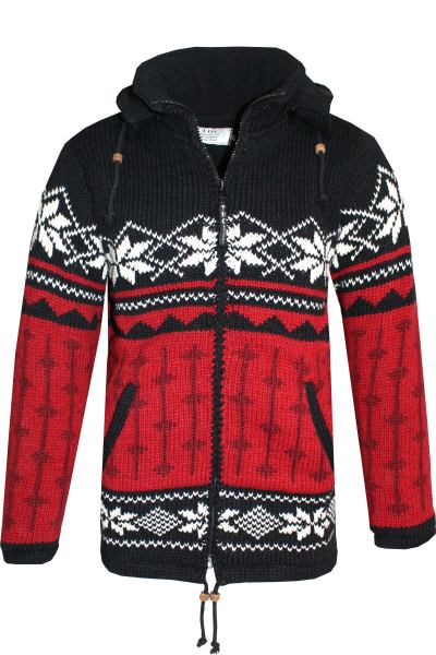 Strickjacke mit Norweger-Muster - Art.-Nr. 845