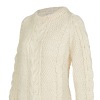 Schafwoll-Pullover mit Zopf Design Art.Nr.- 200 (Foto 2569)