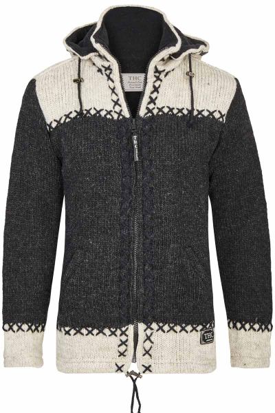 Gefütterte Schafwoll-Jacke aus Nepal Art.-Nr. 511 Gefütterte Schafwoll-Jacke aus Nepal Art.-Nr. 511