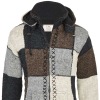 Schafwoll-Strickjacke ko Look (Patch-Jacke) Art.-Nr. 813 (Foto 2472)