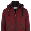 bergangs-Schafwoll-Strickjacke mit Innenfutter aus Baumwoll-Fleece - Art.-Nr. 855 (Foto 3156)