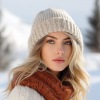 Schafwollmtze mit Innenfutter Round Cap - Art.-Nr. 1004 - Beige (Foto 22700)