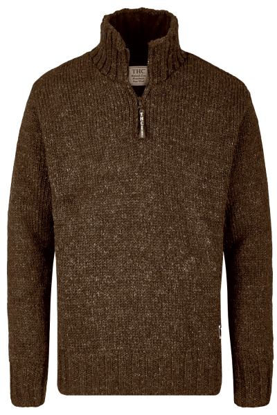 berzieh-Pullover Country Look Art.-Nr. 518 (Natur-braun)