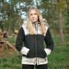 Geftterte Schafwoll-Jacke aus Nepal Art.-Nr. 511 (Foto 17879)