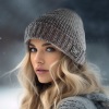 Mittelgraue Strickmtze mit Innenfutter Art.-Nr. 1004 (Foto 25929)