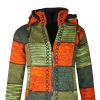 Patchwork-Strickjacke aus Schafwolle - Art.-Nr. 804 (Foto 25920)