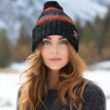 Bunte Wollmtze aus Schafwolle mit Innenfutter - Art.-Nr. 1004 - Farbe: 814 (Foto 23345)