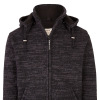 bergangs-Schafwoll-Strickjacke mit Innenfutter aus Baumwoll-Fleece - Art.-Nr. 851 (Foto 3158)