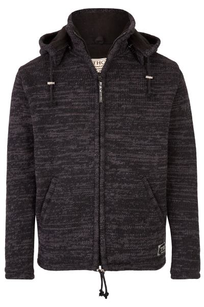 Übergangs-Schafwoll-Strickjacke mit Innenfutter aus Baumwoll-Fleece - Art.-Nr. 851 Übergangs-Schafwoll-Strickjacke mit Innenfutter aus Baumwoll-Fleece - Art.-Nr. 851