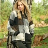 Schafwoll-Strickjacke ko Look (Patch-Jacke) Art.-Nr. 813 (Foto 17875)