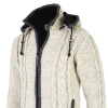 Schafwolljacke Art.-Nr. 850 mit Zopfdesign (Foto 3107)